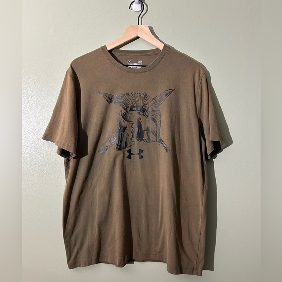 Under Armour Brown Sparta Short Sleeve Tee - Picture 1 of 4